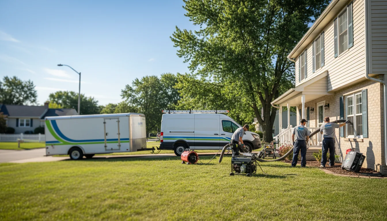 Flooded Basement Restoration And Cleanup With Repair in Dix, NE near me
